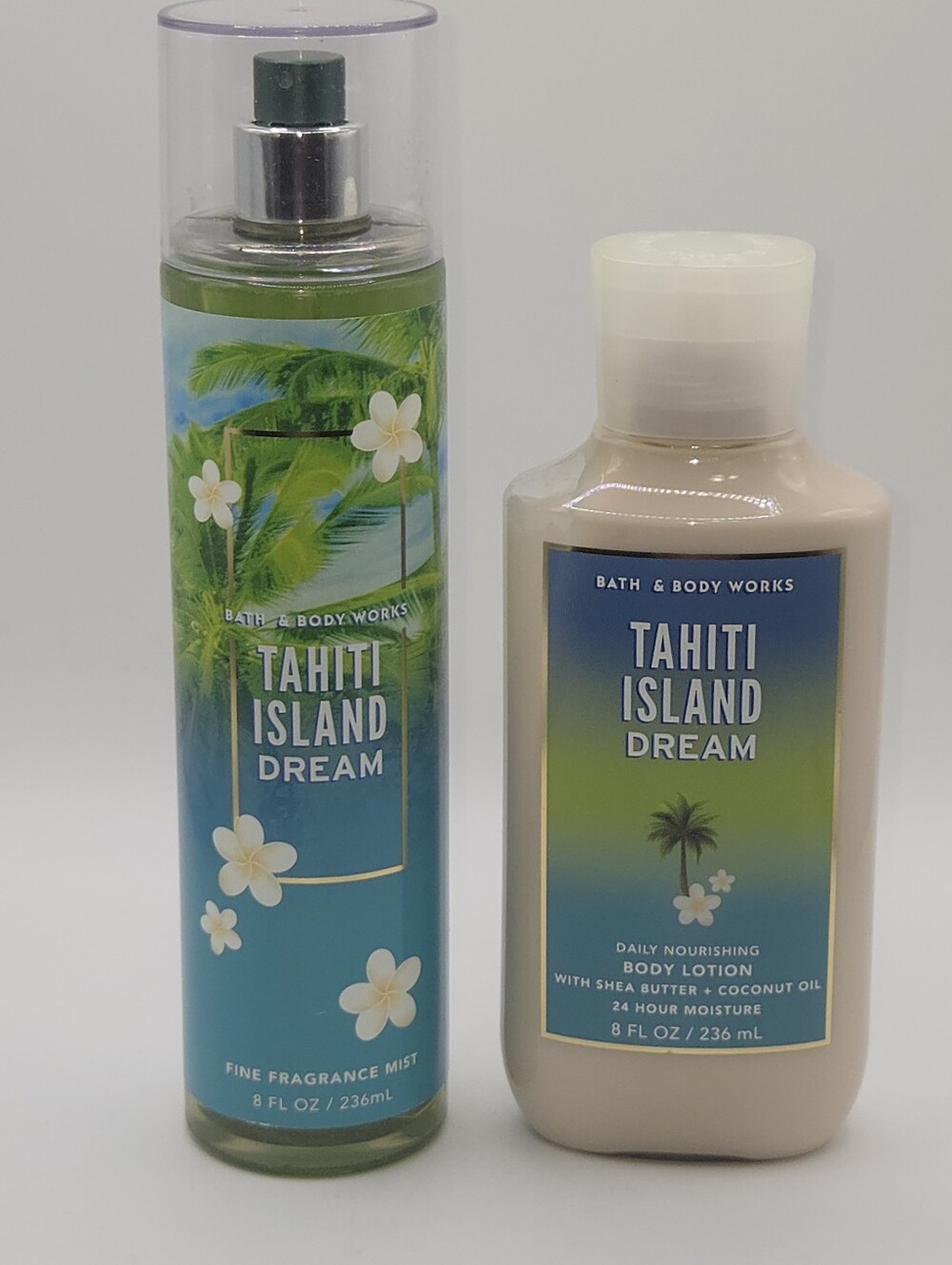 Bath & Body Works Tahiti Island Dream Fragrance Mist & Body Lotion Set